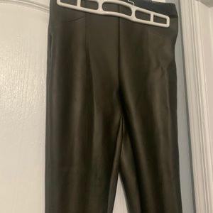 Express leather pants